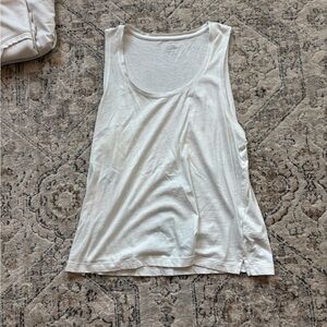 J. Crew Cream Relaxed Tank Top